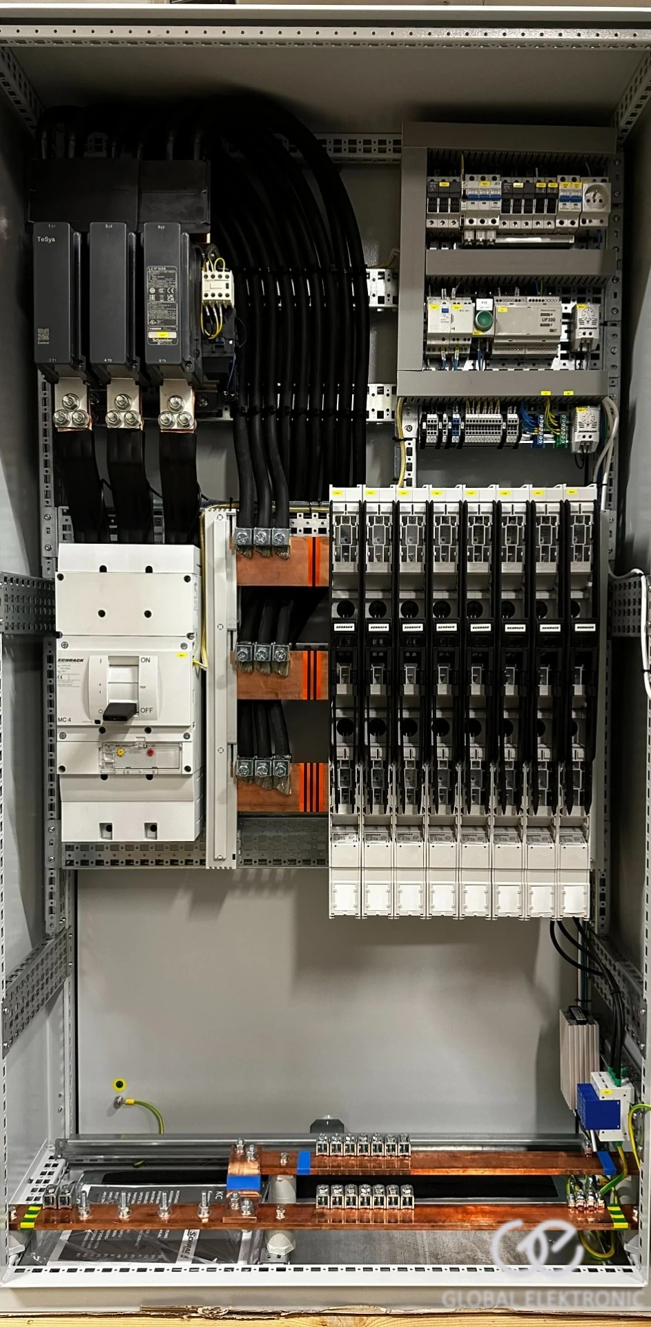 Silové pole rozvaděče 1250A