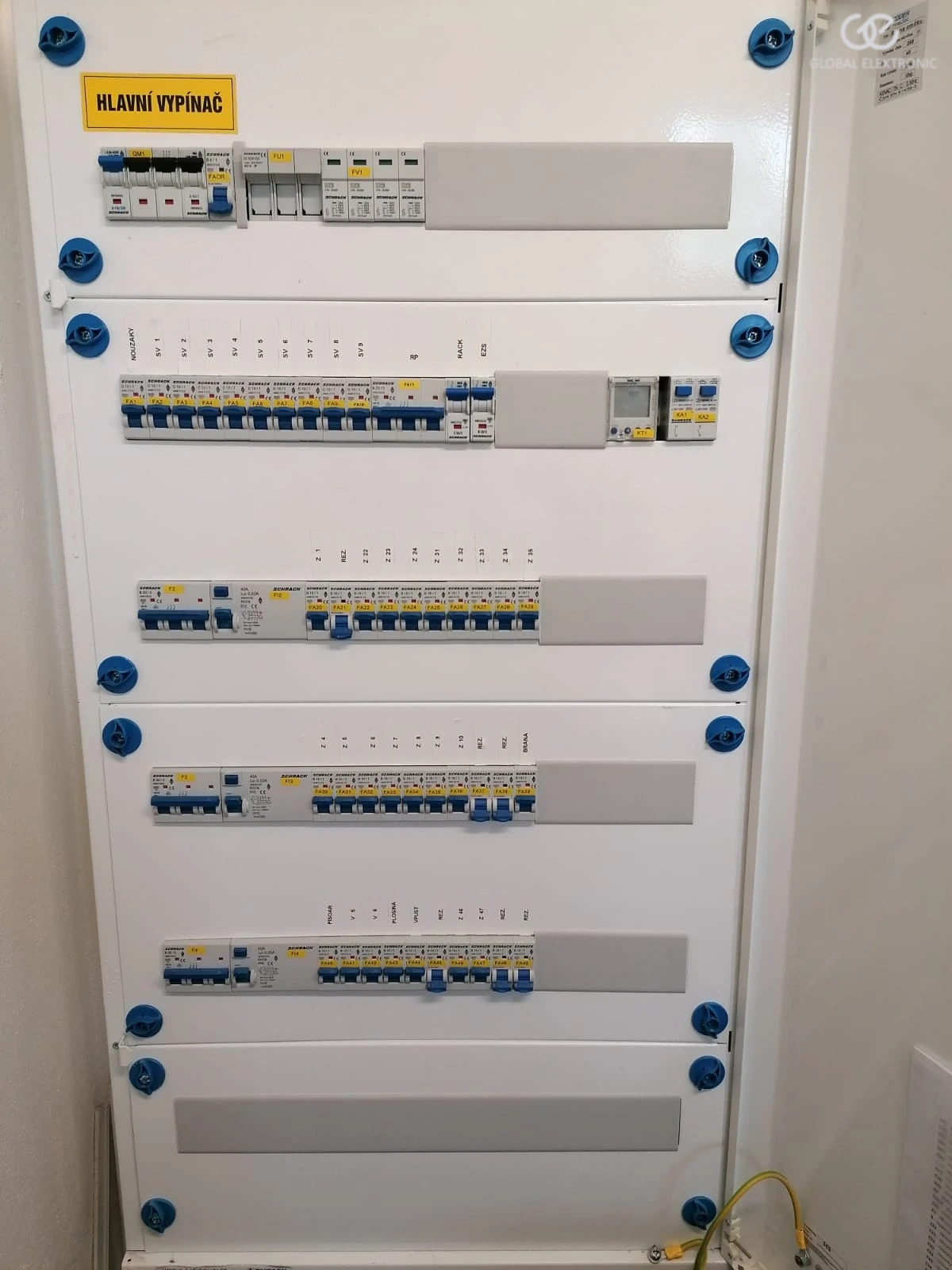 Domovní elektroinstalace – rozvaděč