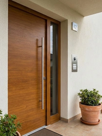 Videotelefon a videozvonek u vstupu rodinného domu