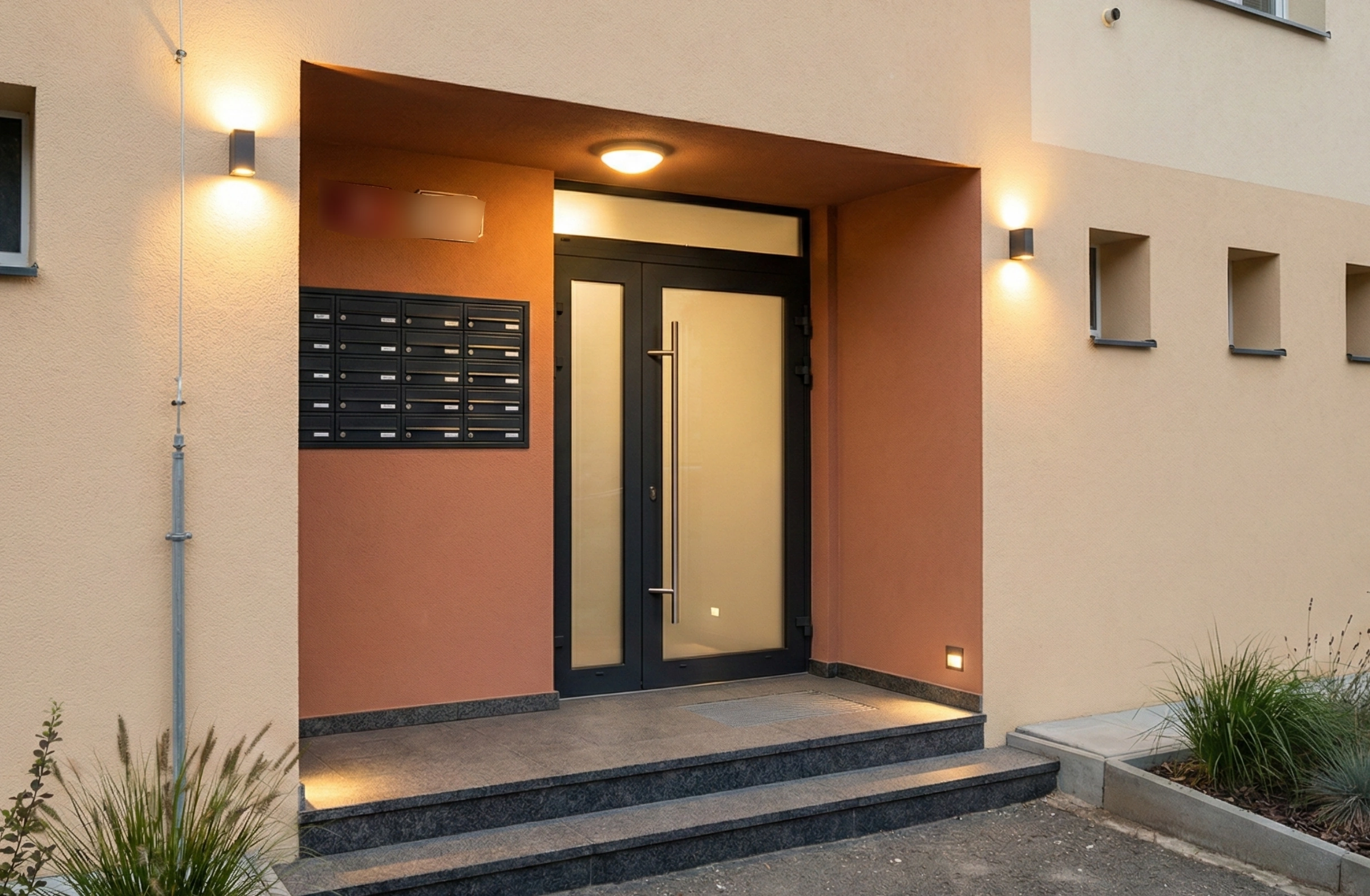 Domovní interkom pro bytový dům – tablo, videotelefony, RFID čipy a PIN