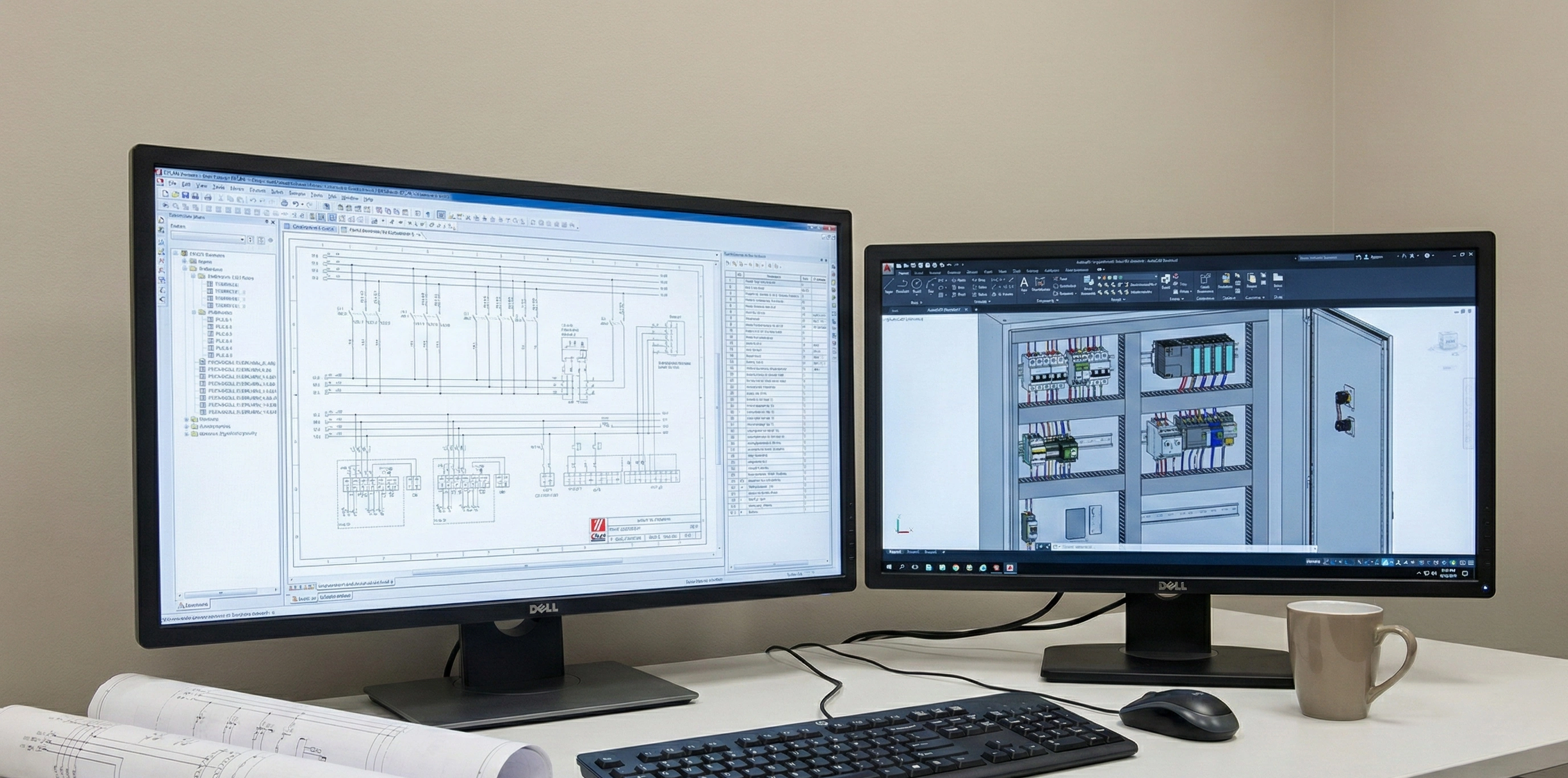 Projekce rozvaděčů – EPLAN dokumentace