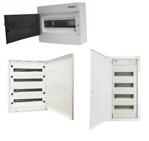 Distribution board – breakers, RCDs, clear circuit labelling