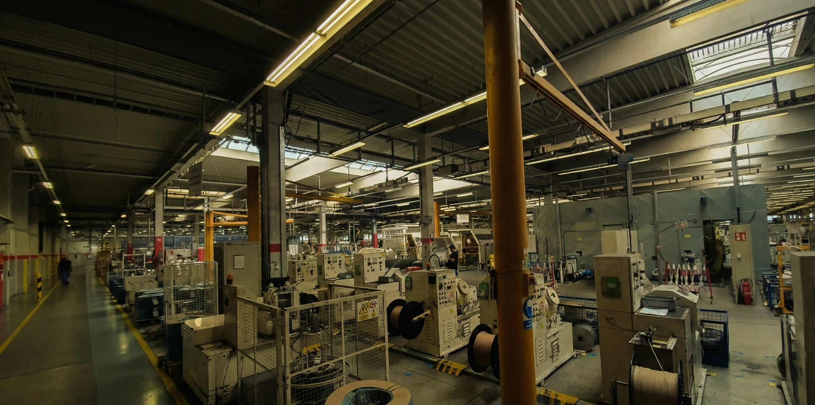 Před modernizací – staré osvětlení