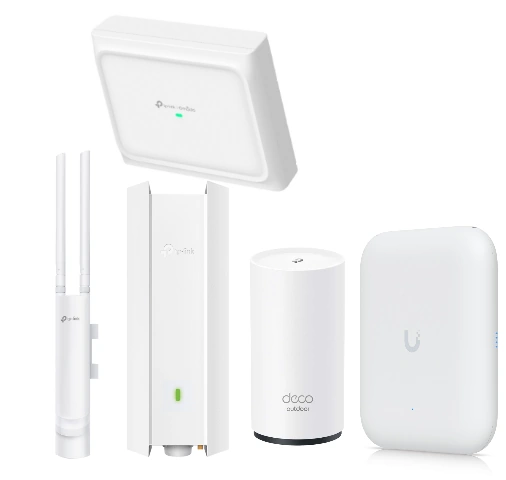 Venkovní Wi-Fi a propojení budov – zahrada, garáž, dílna (Ostrava)