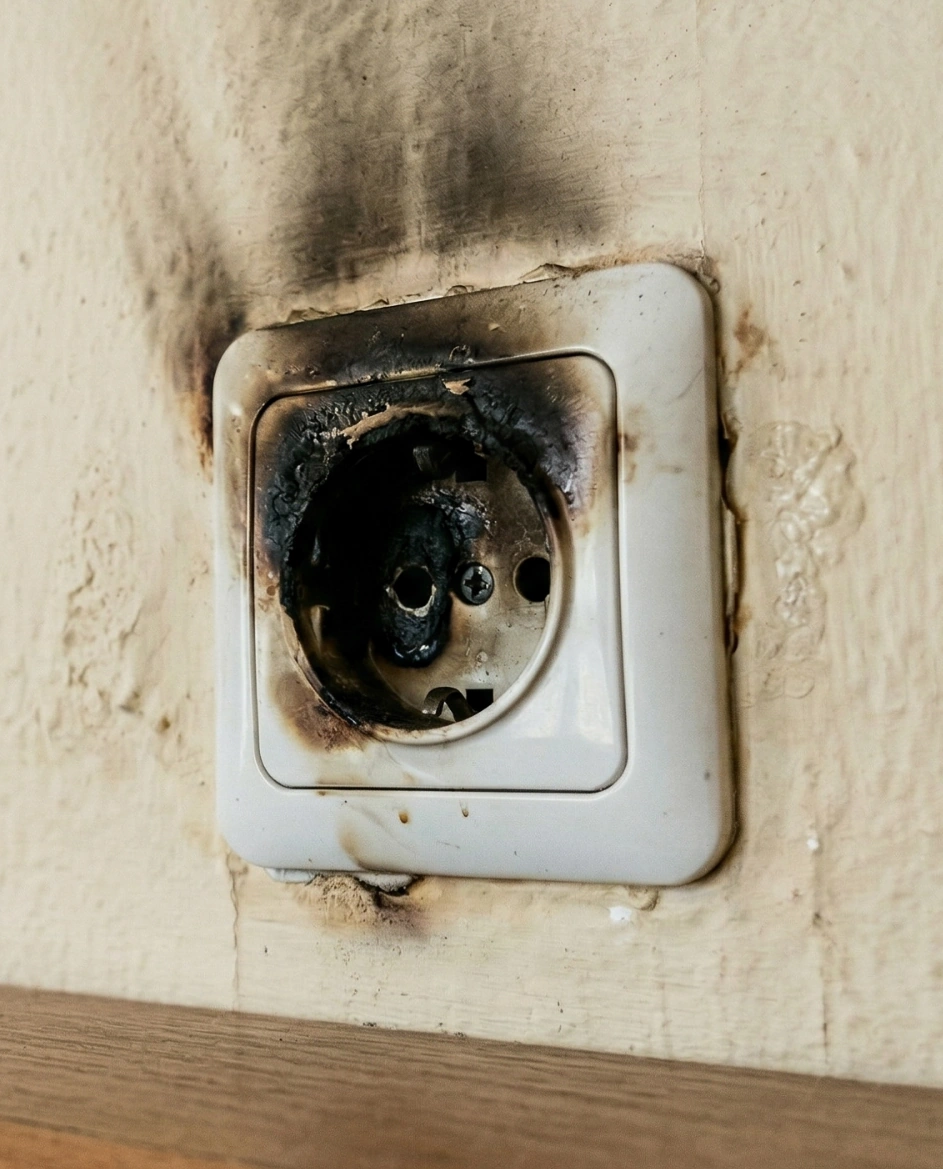 Electrical rewiring and upgrade work in an apartment and family home